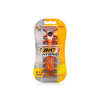 Bic 3 Hybrid Razor Handle 6+2 Blades