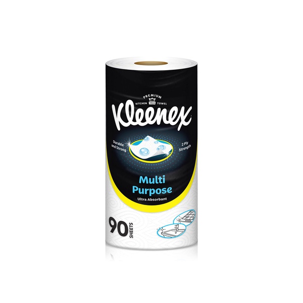 Kleenex Multi Purpose Kitchen Tissue Paper Towel 90 Sheets x 2 Ply x 1 Roll