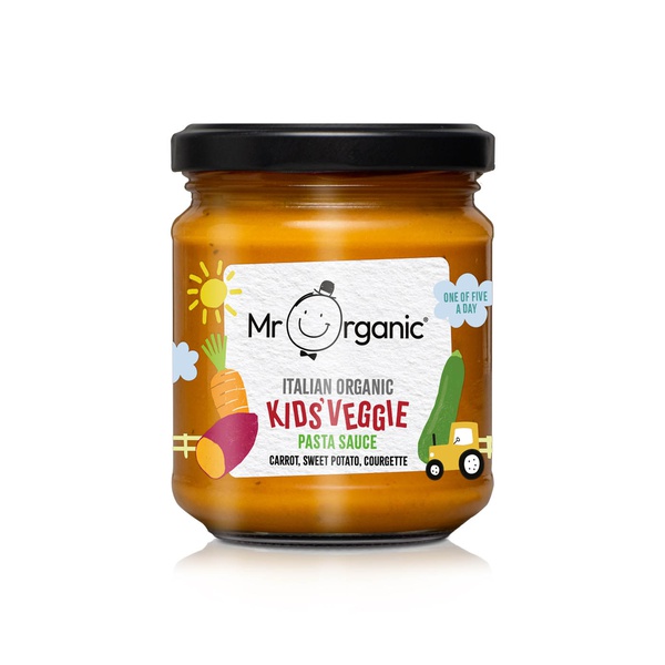 Mr Organic Italian Kids Veggie Pasta Sauce Carrot Sweet Potato and Courgette 200g