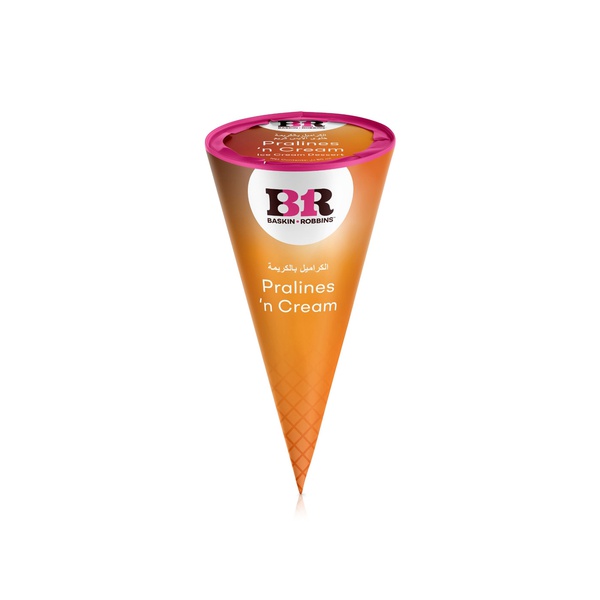 Buy Baskin Robbins praline cone 120ml in UAE