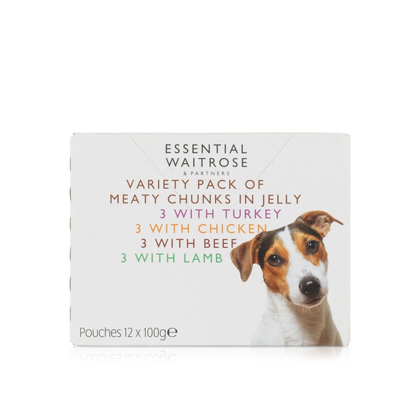 Waitrose Essential Meaty Chunks in Jelly 12 x 85g