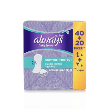 Always Pro Flexible Comfort Liners x 60