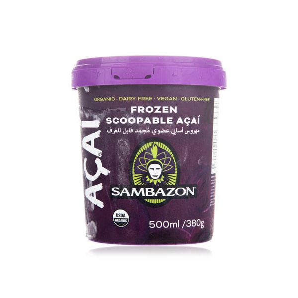 Sambazon Frozen Scoopable Acai Sorbet 500Ml