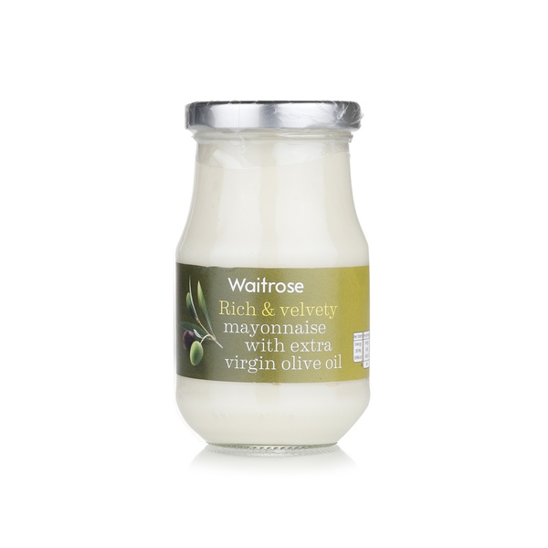 Buy Waitrose mayonnaise with extra virgin olive oil 250ml in UAE