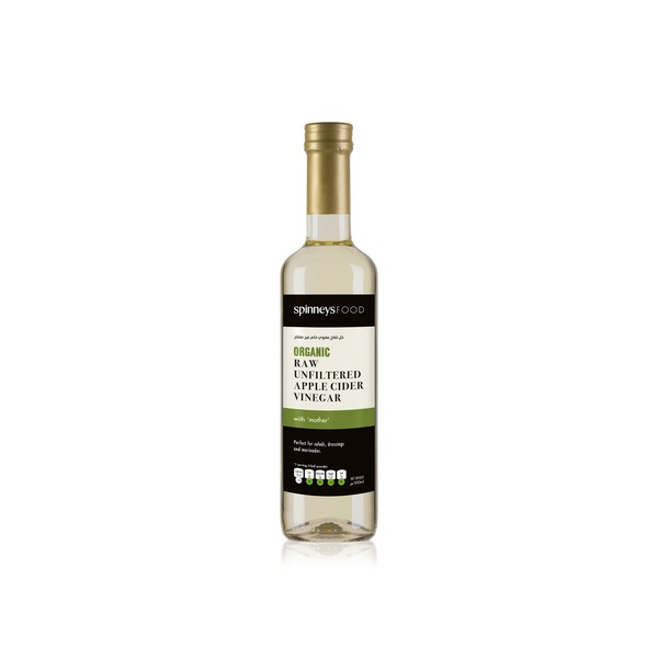 Buy SpinneysFOOD Organic Raw Unfiltered Apple Cider Vinegar 500ml in UAE