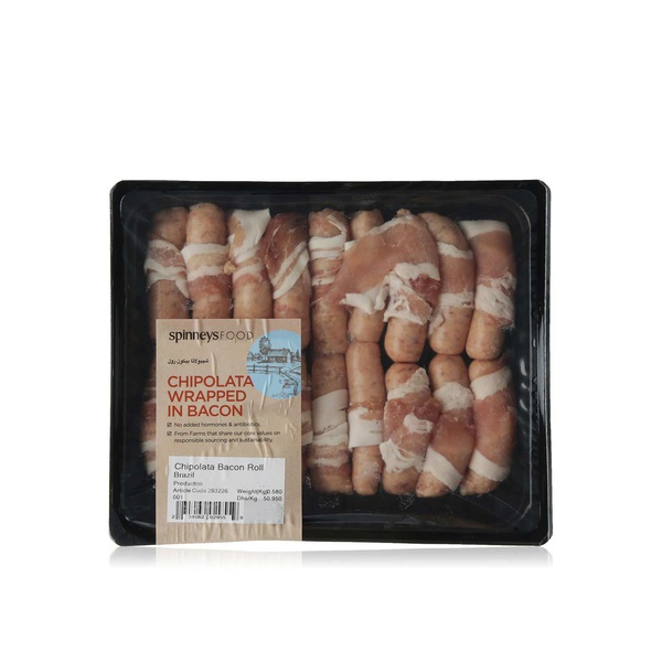Spinneysfood Chipolata Bacon Rolls