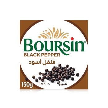 Boursin Soft Cheese Black Pepper 150g