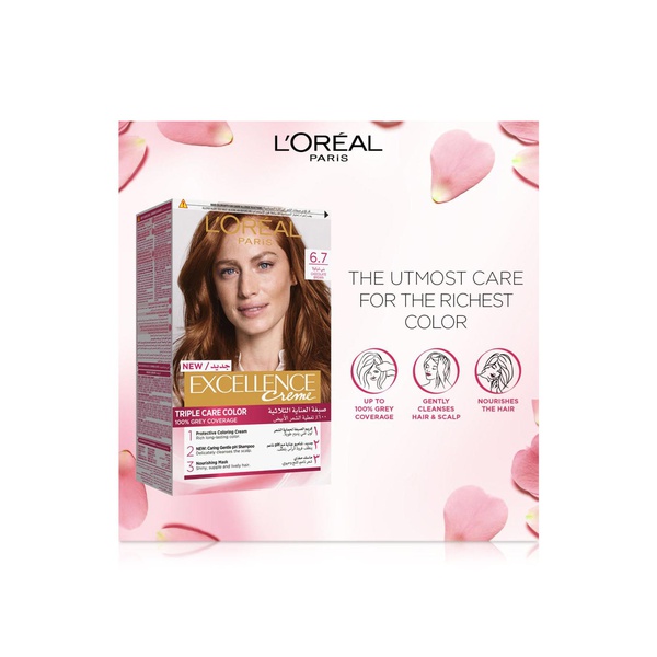 L'oreal Paris Excellence Creme Permanent Hair Colour 6.7 Chocolate Brown