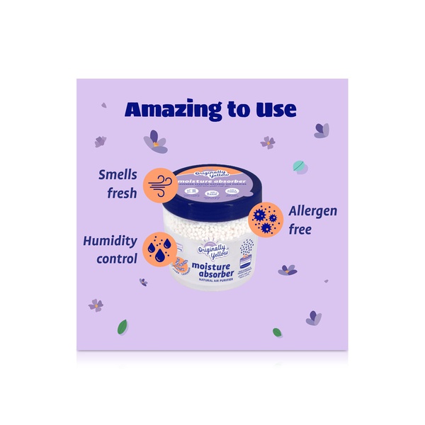 Originally Yellow Moisture Absorber and Air Purifier Lavender 300g