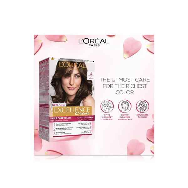 L'oreal Paris Excellence Creme Permanent Hair Colour 4.0 Brown