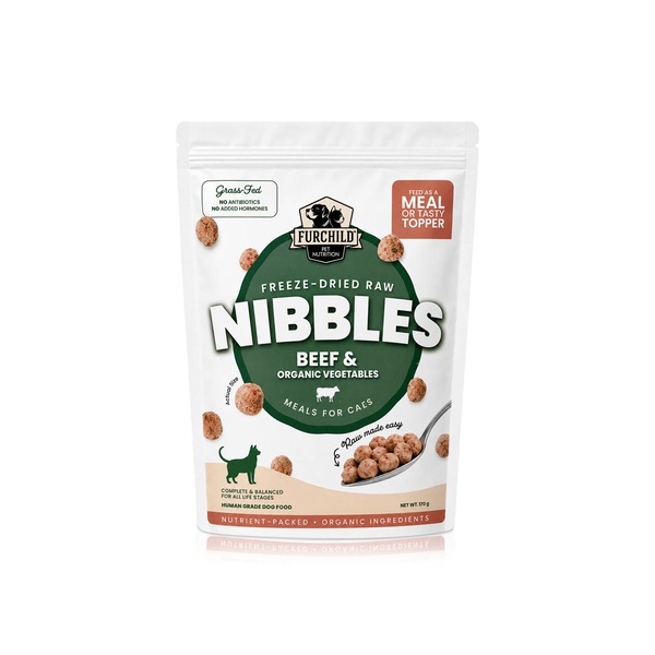 Furchild Freeze-Dried Raw Beef & Organic Vegetable Nibbles for Dogs 170g