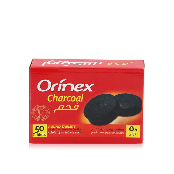 Orinex Round Charcoal Tablets x 50