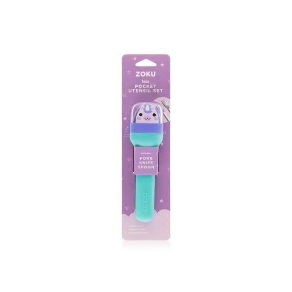 Zoku Unicorn Kids Pocket Cutlery