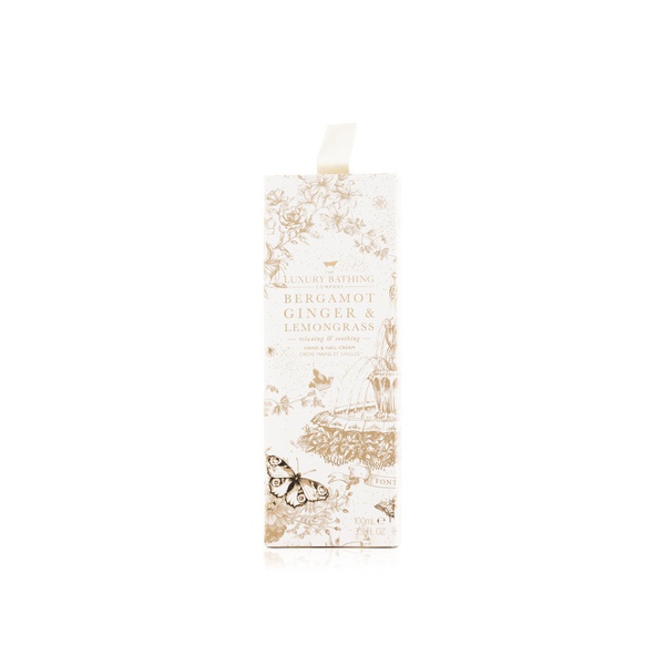 Luxury Bathing Co Bergamot, Ginger and Lemongrass Hand and Nail Cream 100ml