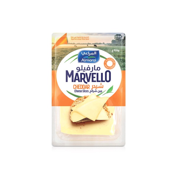 Almarai Marvello Cheddar Cheese Slices 150g