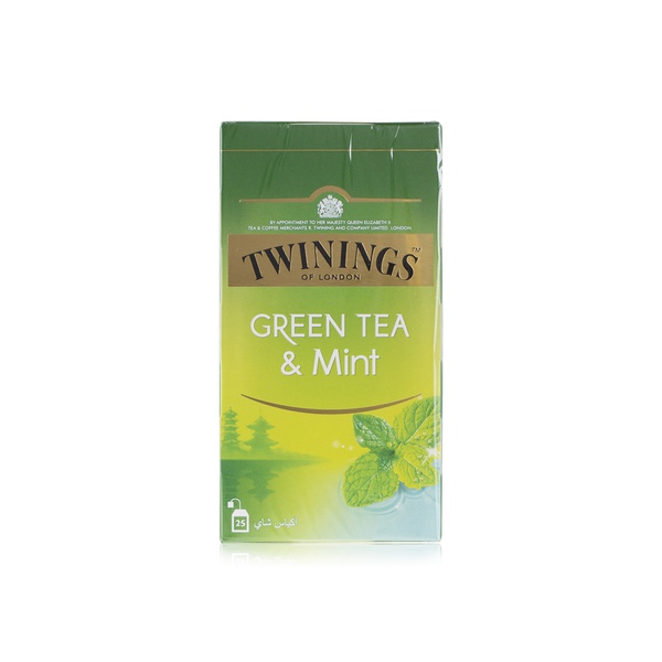 Twinings Goldline Green Tea and Mint 25s 50g