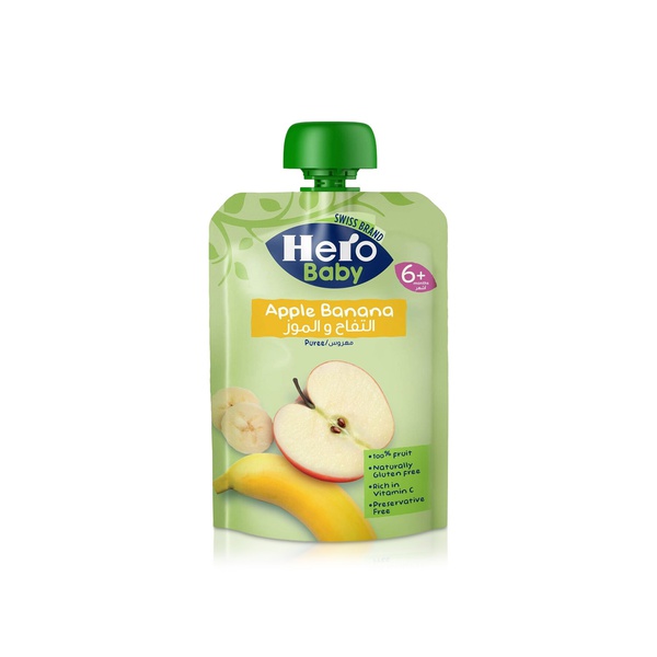 Hero Baby Apple Banana Puree 6m+ 100g