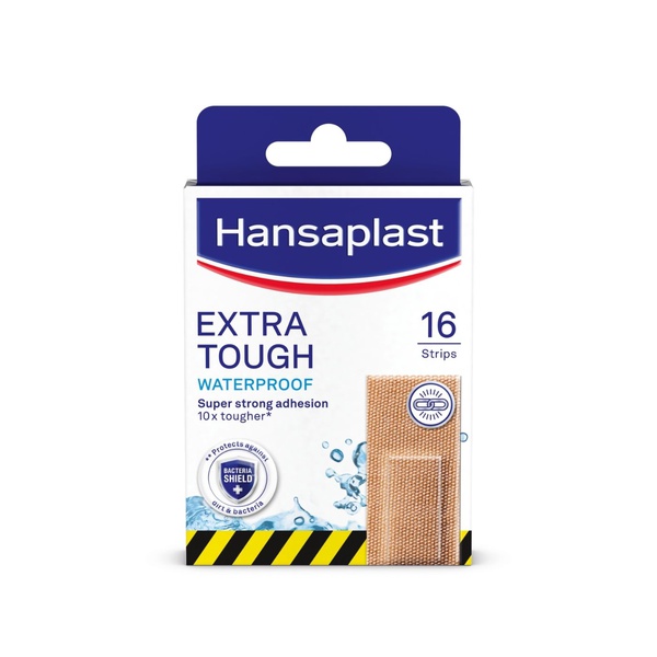 Hansaplast Waterproof Extra Robust Plasters x16