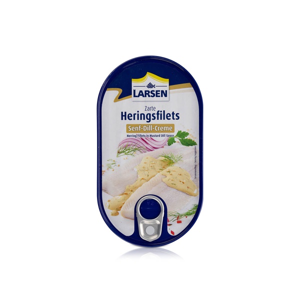 اشتري Larsen herring filet in mustard dill cream 200g في الامارات