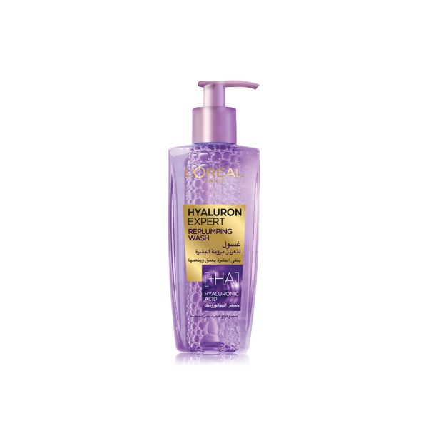 اشتري LOreal Paris Hyaluron Expert replumping face wash 200ml في الامارات