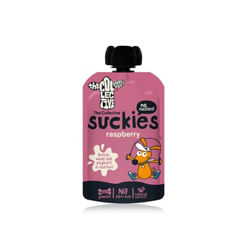 The Collective Dairy Suckies Raspberry Kids Yoghurt Pouch 90g