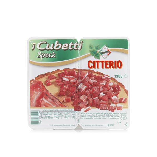 Citterio Speck Cubes 130g