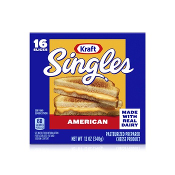 Kraft 16 Slices American Singles 340g