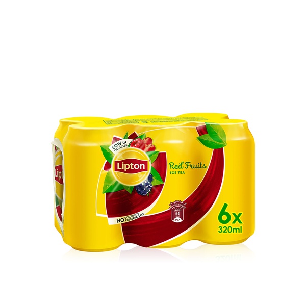Buy Lipton ice tea red fruits 6 x 320ml in UAE