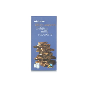 Waitrose Belgian Milk Chocolate 180g