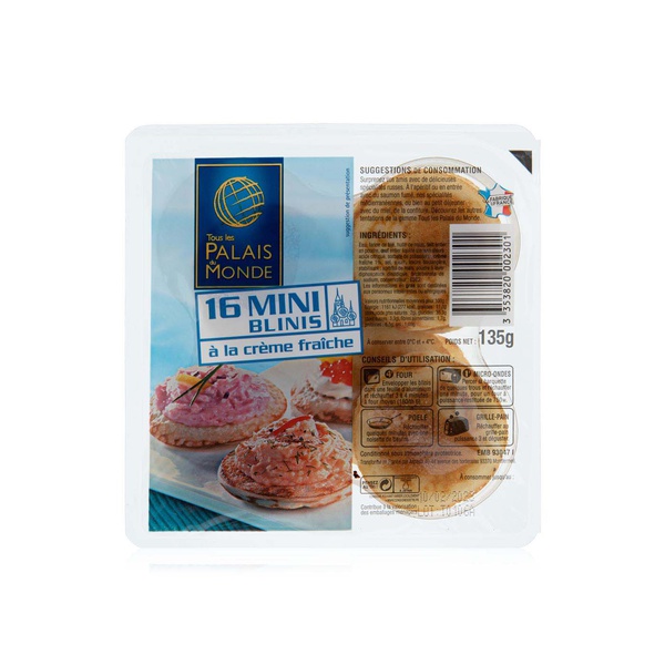 Buy Palais Du Monde 16 mini blini cocktail pancakes 135g in UAE