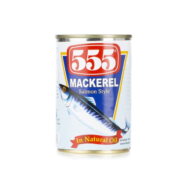 اشتري 555 mackerel in natural oil 425g في الامارات