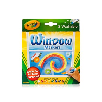 Crayola Washable Window Markers x 8