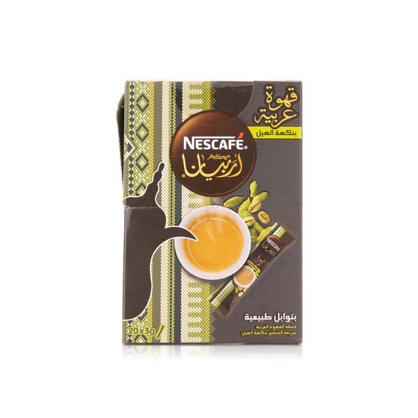 اشتري Nescafe Arabiana saffron 3 in 1 coffee 20x3g في الامارات