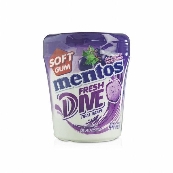 Mentos Fresh Dive Gum Grape 88g
