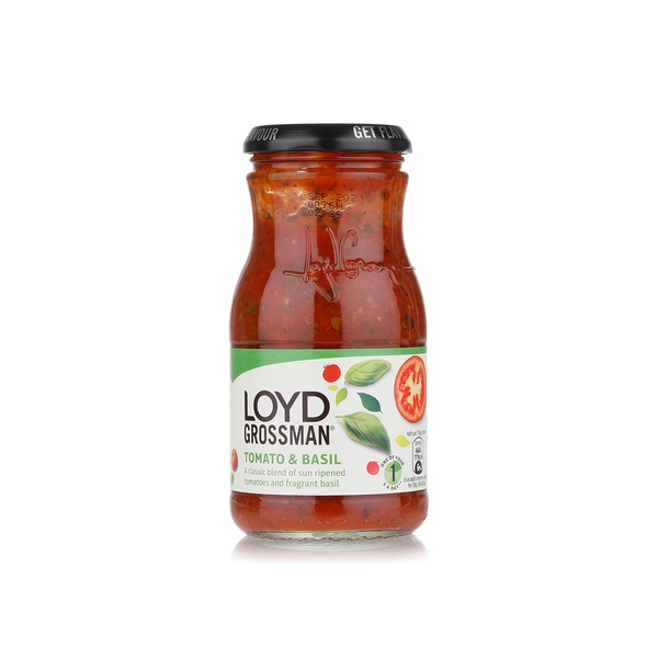 Loyd Grossman Tomato & Basil Pasta Sauce 350g