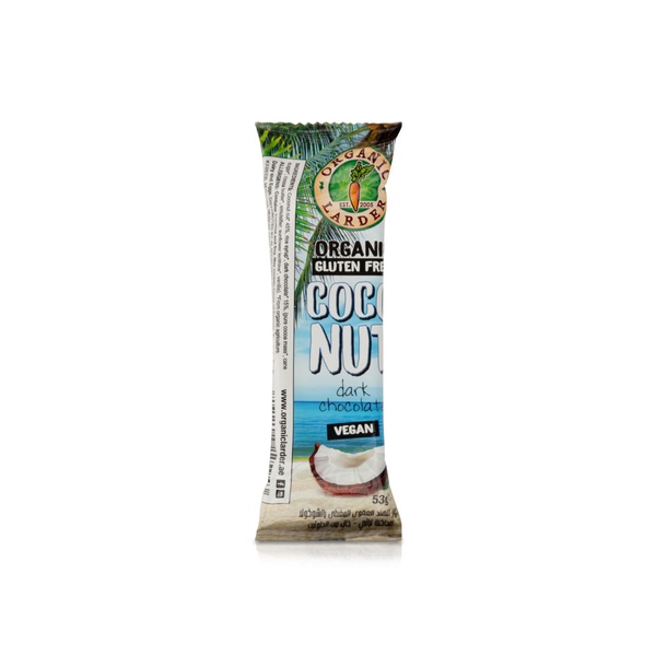 Organic Larder Coconut Dark Chocolate Bar 53g