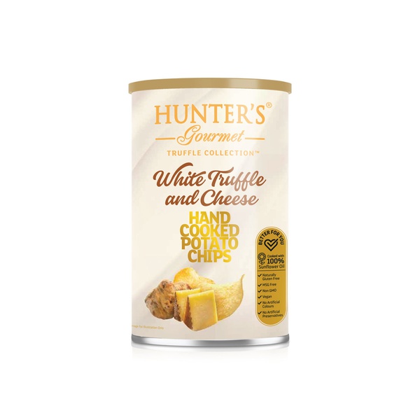 Hunter's Gourmet White Truffle And Cheese Hand Cooked Potato Chips 150g