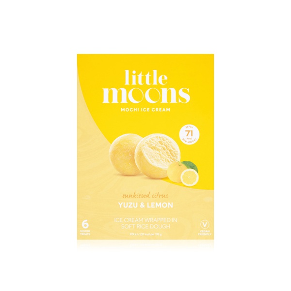 Little Moons Yuzu And Lemon Ice Cream Bites 6 X 32G