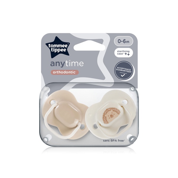 Tommee Tippee Any Time Soothers 0-6 Months x 2