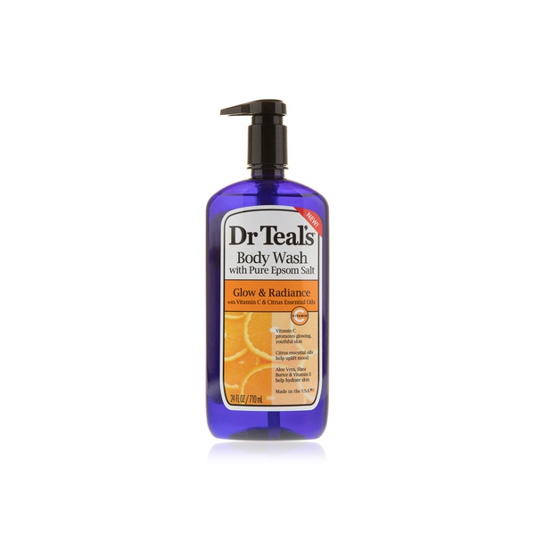 Dr. Teal's Epsom Glow & Radiance Foaming Bath with Pure Epsom Salt and