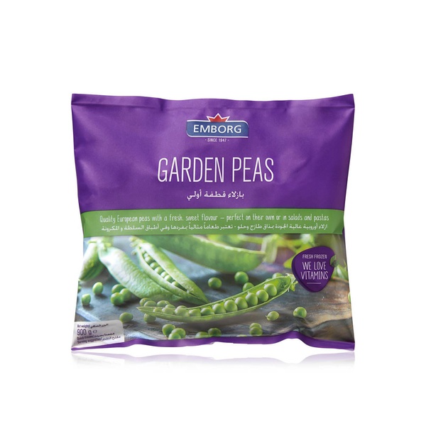 Buy Emborg frozen garden peas 900g in UAE