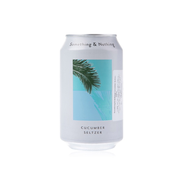 Something and Nothing Cucumber Seltzer 330ml