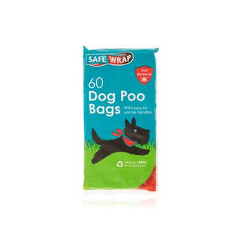 Safe Wrap Dog Poo Bags Pack of 60