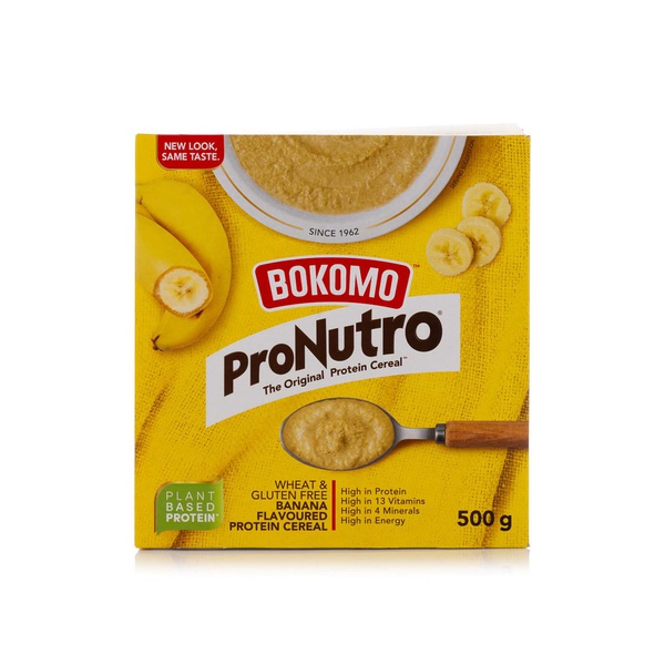 اشتري Bokomo pronutro banana flavoured wheat free 500g في الامارات