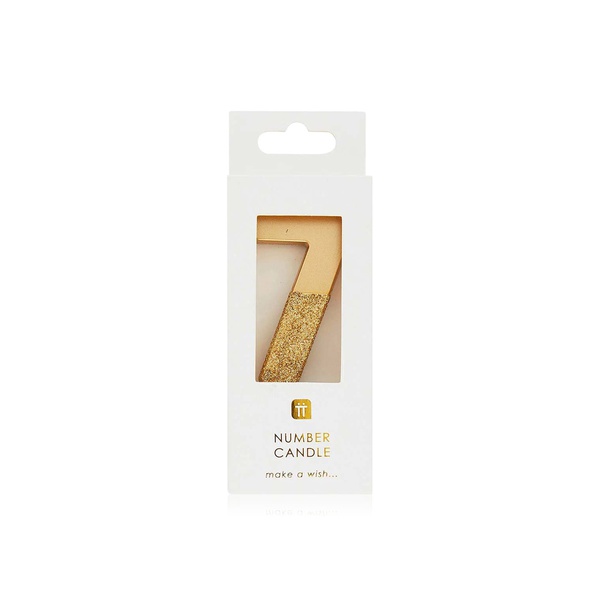 Talking Tables Gold Glitter Candle - 7