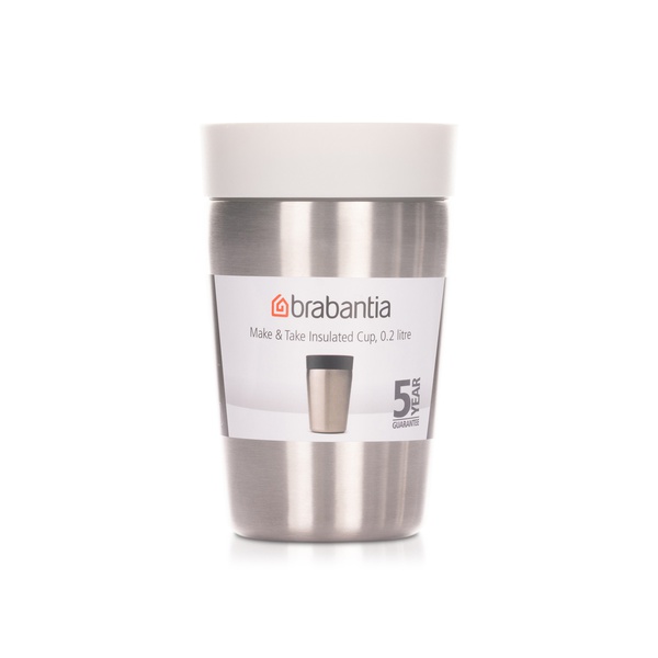 Brabantia Make & Take Insulated Cup White 0.2 litre