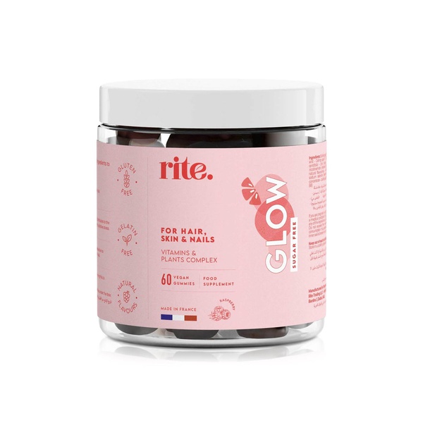 Rite Vegan Glow Gummies for Hair Skin and Nails x 60