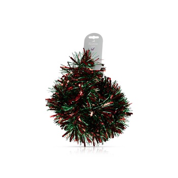 Festive Chunky Green Tinsel 200cm
