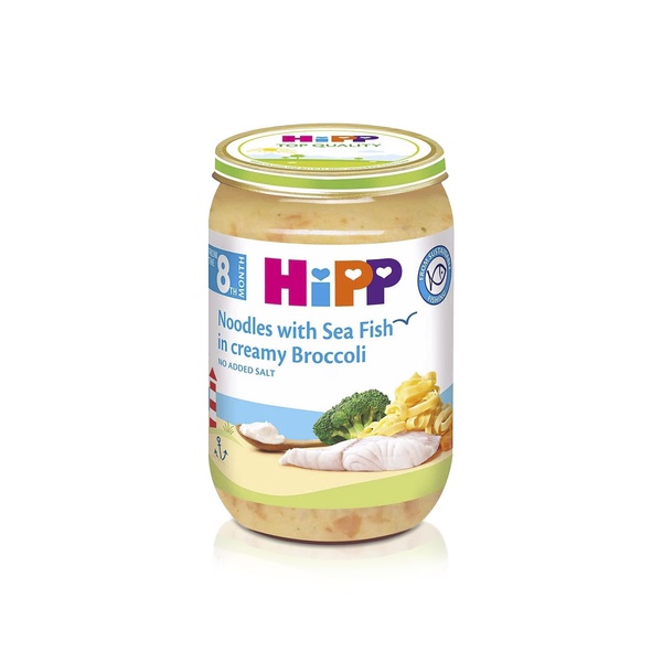 HiPP Organic Noodles with Sea Fish in Creamy Broccoli 220g (8 Months+)