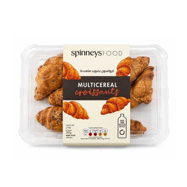 Spinneysfood Mini Multi Cereal Croissants x 8 200g